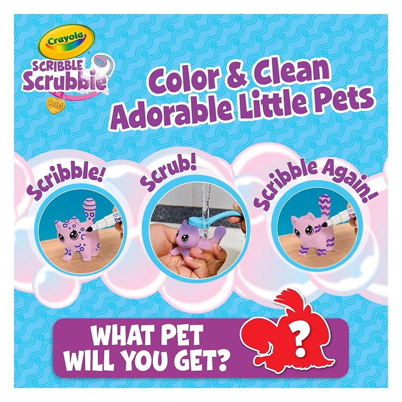 Animal mystère Scribble Scrubbie Crayola Animal mystère avec maison