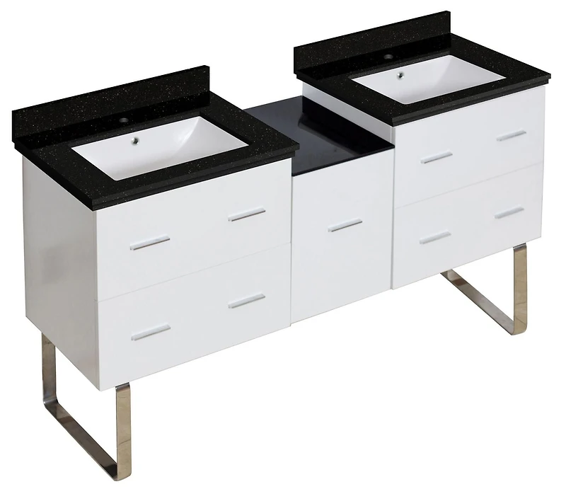 American Imaginations 61.5-in. W Vanity SetAI-19009