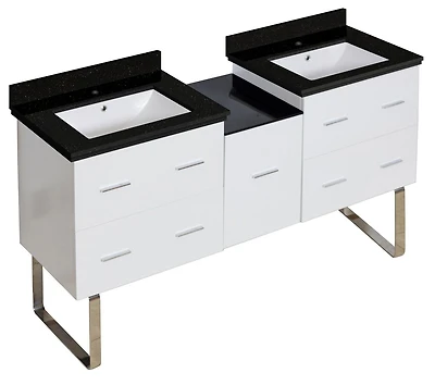 American Imaginations 61.5-in. W Vanity SetAI-19009