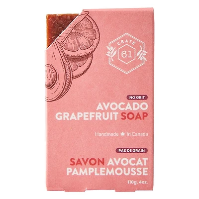 Avocado Grapefruit Natural Bar Soap | 110g