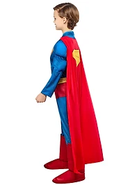 Costume Deluxe Superman avec Poitrine Musclée du Film Superman pour Enfants par Rubies, Garçons