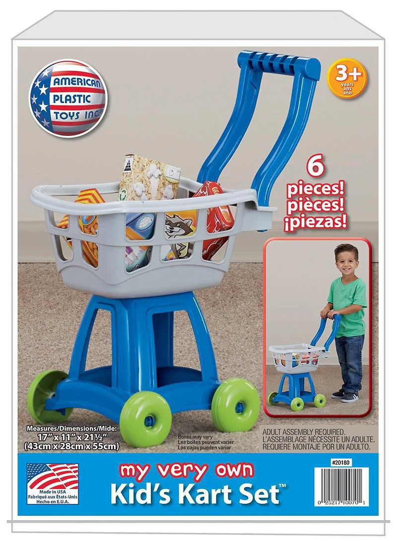 American Plastic Toys Kid's Cart Set