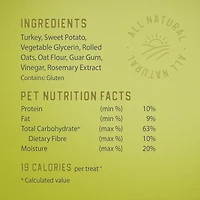 Caledon Farms Turkey Baked Bites 265gr Dog Treats