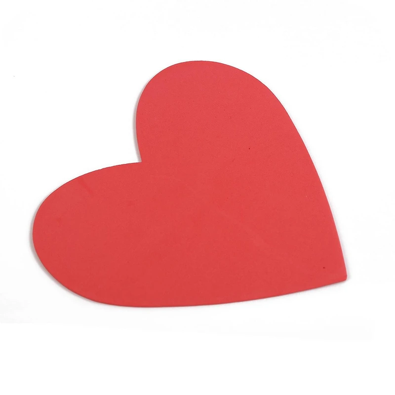 10 COEURS EN MOUSSE ROUGE