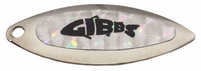 Gibbs G-0066C-SH Troll à feuilles de saule 28" 4 lames, argent hexagonal (094201) Convient à toutes les situat. de pêche à la traîne