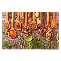 Plastic Placemat (Spices And Herbs) - Set of 12