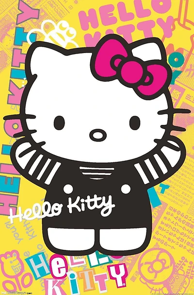 Hello Kitty - Colorful Wall Poster, 22.375" x 34"