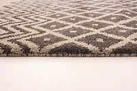 ECARPETGALLERY Tapis Noué à la Main pour Salon, Salle à Manger et Chambre à Coucher Marocain Collection Tangier 5'5" x 8'0" en Brun