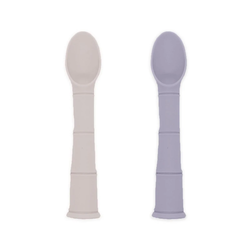 Kushies Silipop - Cuillère en silicone - Pink / Lilac
