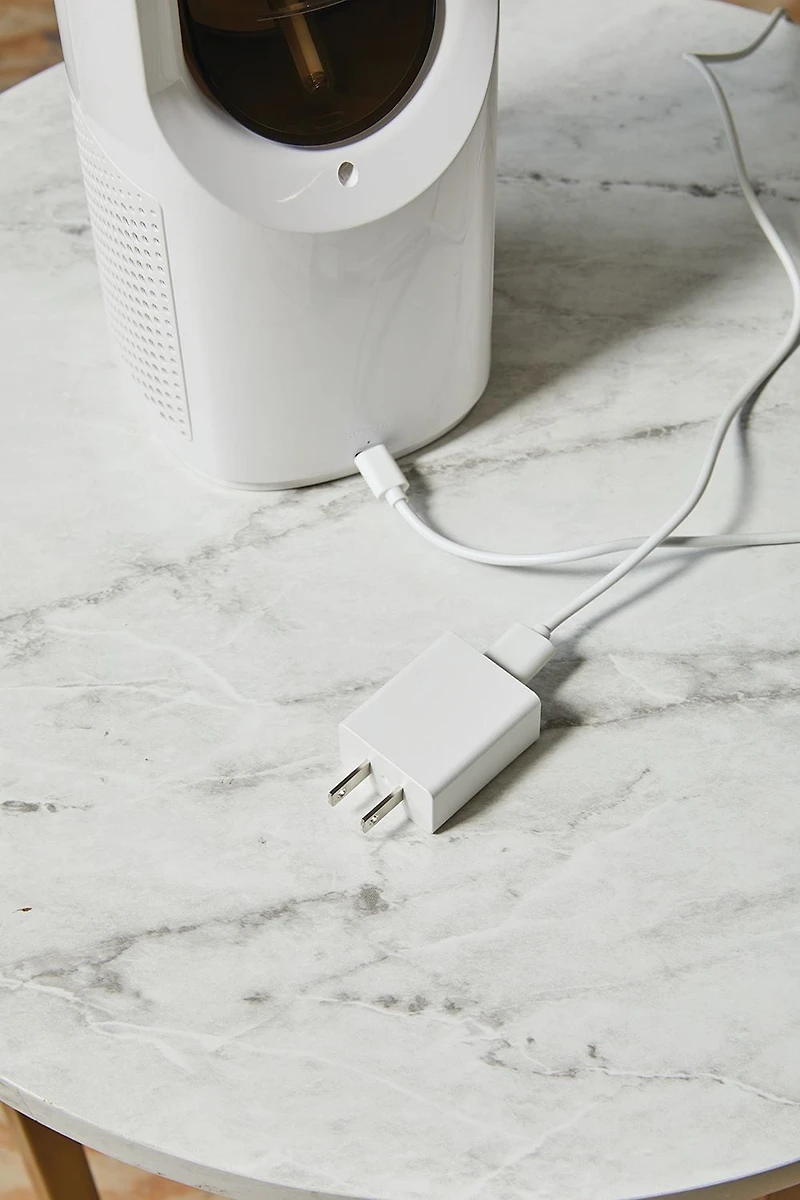 Better Homes and Gardens Ventilateur portable sans lame + humidificateur en blanc