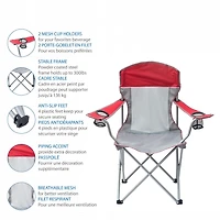 Chaise filet confort Ozark Trail, capacité maximale de 102 kg (225 lbs), Couleur Rough taille : 32,1 po de largeur x 20,5 po de profondeur x 38 po de hauteur
