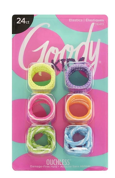 Goody Kids Ouchless Tray Elastics - 24 Ct
