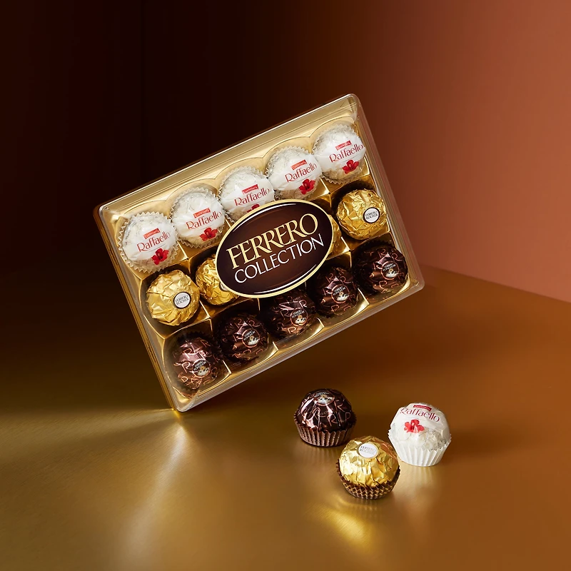 Boîte-cadeau FERRERO COLLECTION (confiseries au chocolat et à la noix de coco) 15 morceaux, 156 g