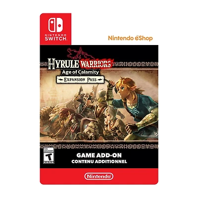 Nintendo Switch Hyrule Warriors: Age of Calamity Expansion Pass $26.99 (Code Numérique)