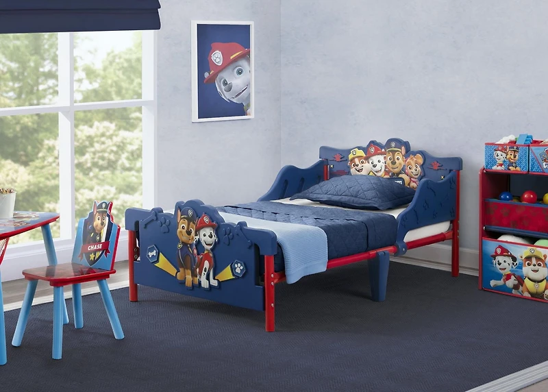 PAW Patrol 3D Toddler Bed by Delta Children, Toddler Bed