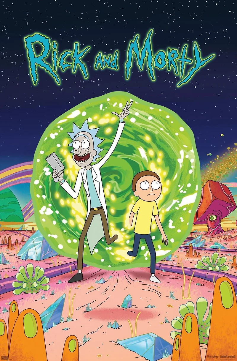 Rick And Morty - Cover Wall Poster