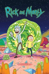 Rick And Morty - Cover Wall Poster