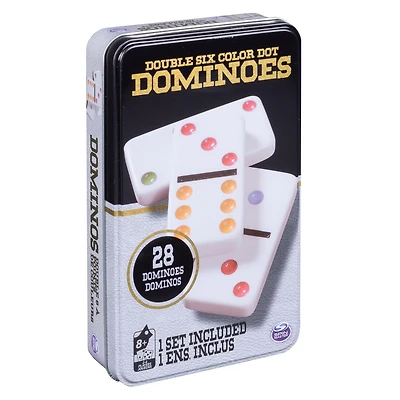 Cardinal Games - Double 6 Color Dot Dominoes