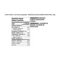 Fleurons de brocoli et de chou-fleur surgelés Great Value 750g
