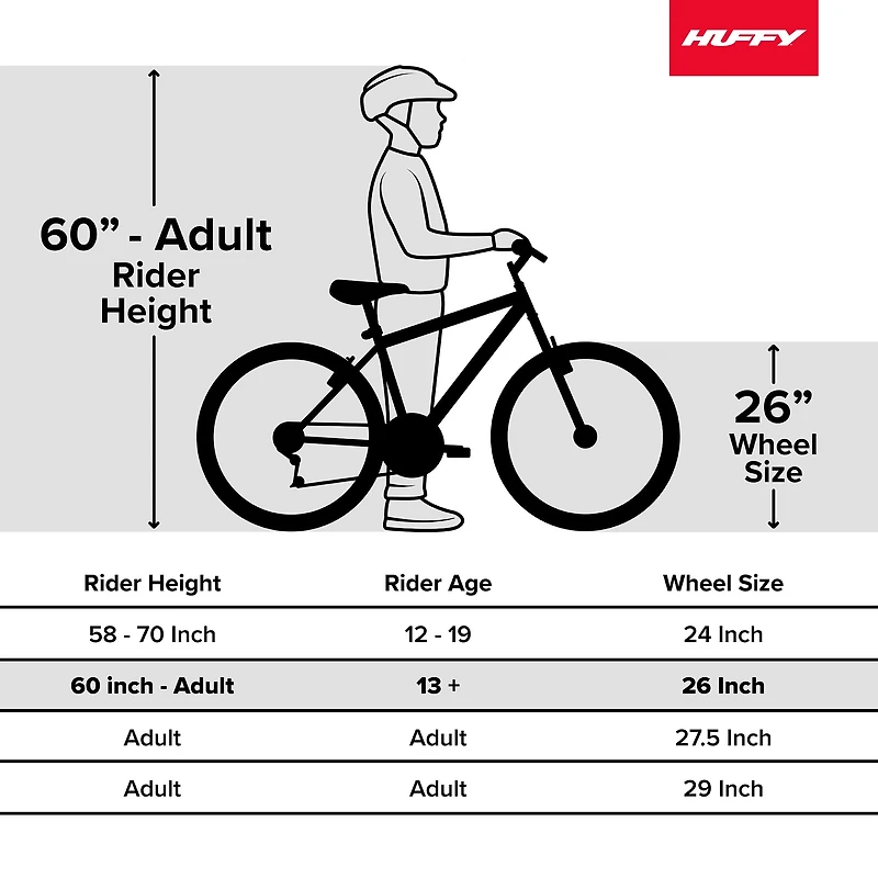 Vélo de croisière Good vibrations de Huffy, 26 » pour hommes, Gris brillant