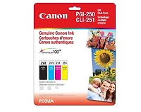 Canon Canada Inc Canon PGI-250 Bk / CLI-251 C,M,Y Ink Club Pack