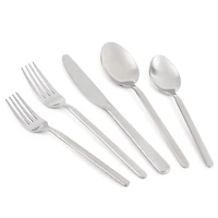 Thyme & Table Barca Stainless Steel 20-Piece Flatware Set, Service for 4, Flatware Set