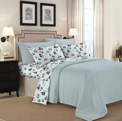 Johnson Home 144 Thread Count Cotton Printed Sheet Sets