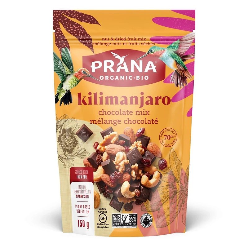 Mélange randonnée Kilimanjaro de Prana Biologique au chocolat