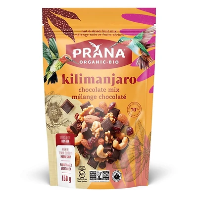 Mélange randonnée Kilimanjaro de Prana Biologique au chocolat