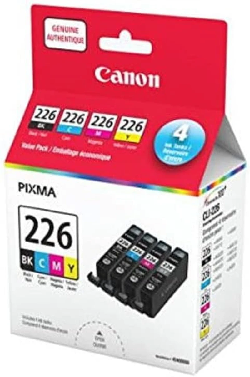 Canon CLI-226 BK CMY Colour Ink Value-Pack, CAN.SUP.INK.CLI226VP