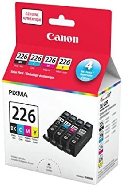 Canon CLI-226 BK CMY Colour Ink Value-Pack, CAN.SUP.INK.CLI226VP
