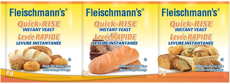 Fleischmann's Sachets de Levure Levée Rapide 3x8g
