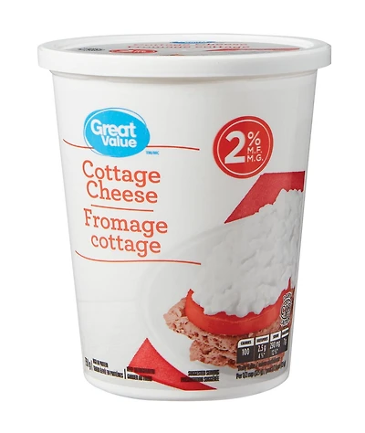 Great Value 2% M.F Cottage Cheese