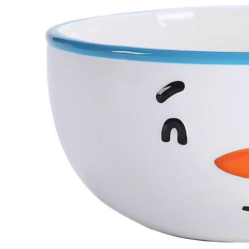 Holiday Time Snowman Bowl