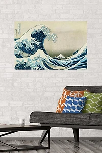 La grande vague au large de Kanagawa par Hokusai