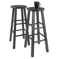 Winsome Element Tabouret de bar 29po Gris