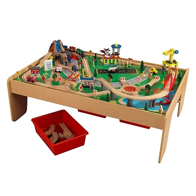 KidKraft Ensemble Train et table en bois Montagne cascade