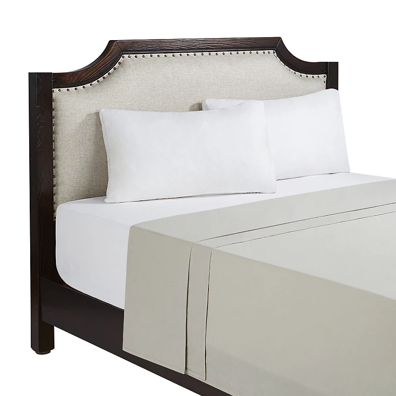 Mainstays Dove Fitted Sheet, King, 180 Thread Count