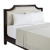 Mainstays Dove Fitted Sheet, King, 180 Thread Count