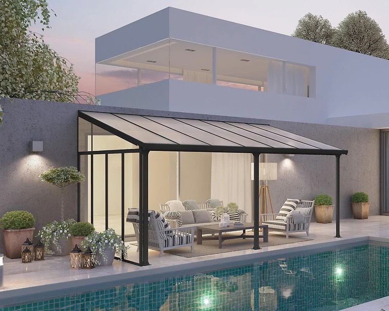 CANOPIA by PALRAM 10 ft. Patio Cover Sidewall - Grey
