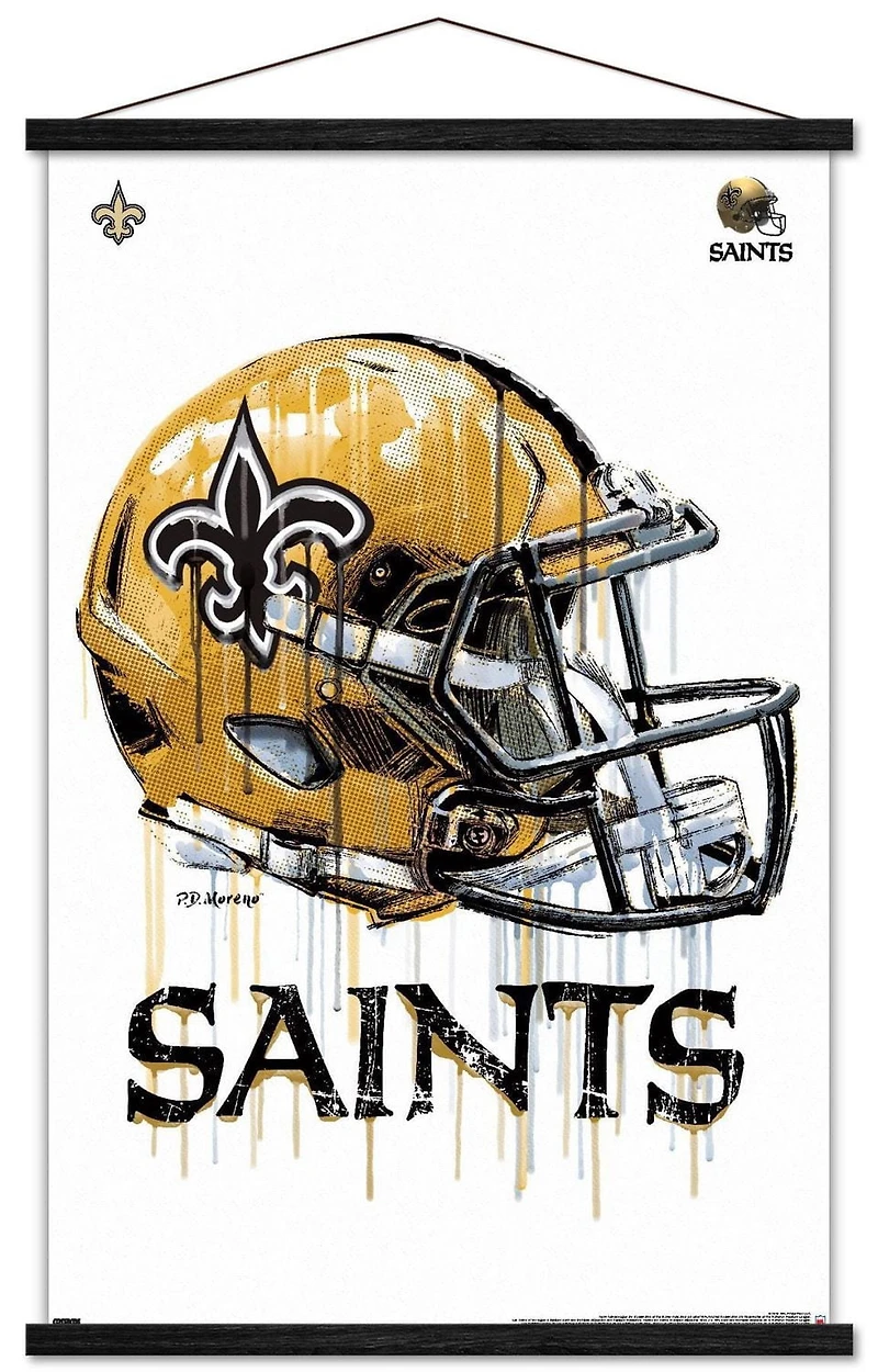 NFL New Orleans Saints - Casque anti-goutte 20