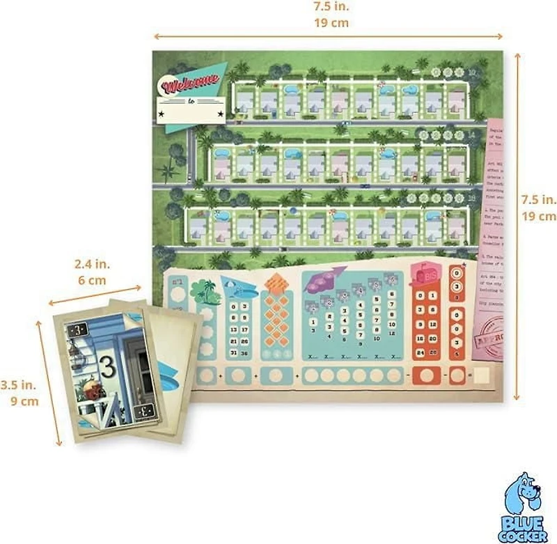 Blue Cocker Games: Welcome to...Your Perfect Home - English Board Game for the whole Family - 1-10 players - From 10+