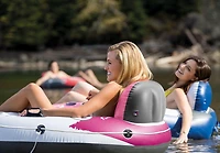Tube de lac flottant gonflable Intex Pink River Run 1