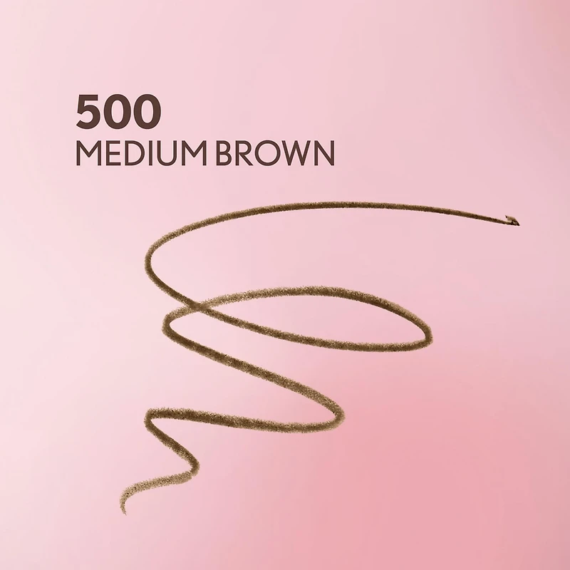 Clean Fresh Brow Nano Eyebrow Pencil, Ultra-Precise Tip, Waterproof, Transfer-Resistant, Built-In Spoolie, Vegan Formula, 1mm nano precision tip