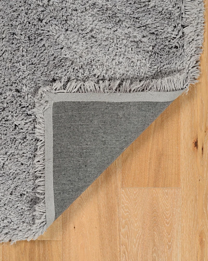 Tapis Shaggy Pastel gris de 8 pi. x 10 pi.