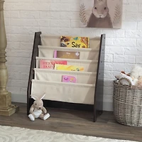 KidKraft Sling Bookshelf - Natural & Espresso