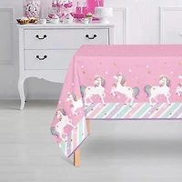Unicorn Tablecloth, Unicorn plastic tablecloth