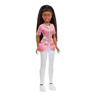 Poupée-mannequin MGA's Dream Ella I AM - médecin | poupée-mannequin de 11,5 po (29 cm) avec stéthoscope