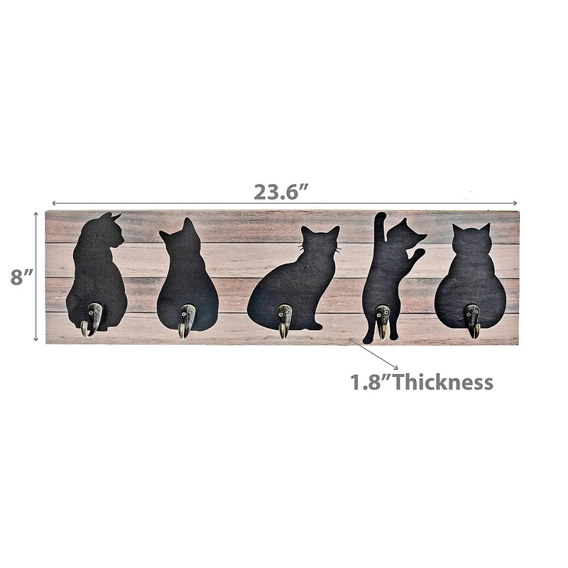 Mdf 5 Cat De Crochet Mural