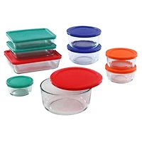 Pyrex® 18-pc Glass Storage Container Sets
